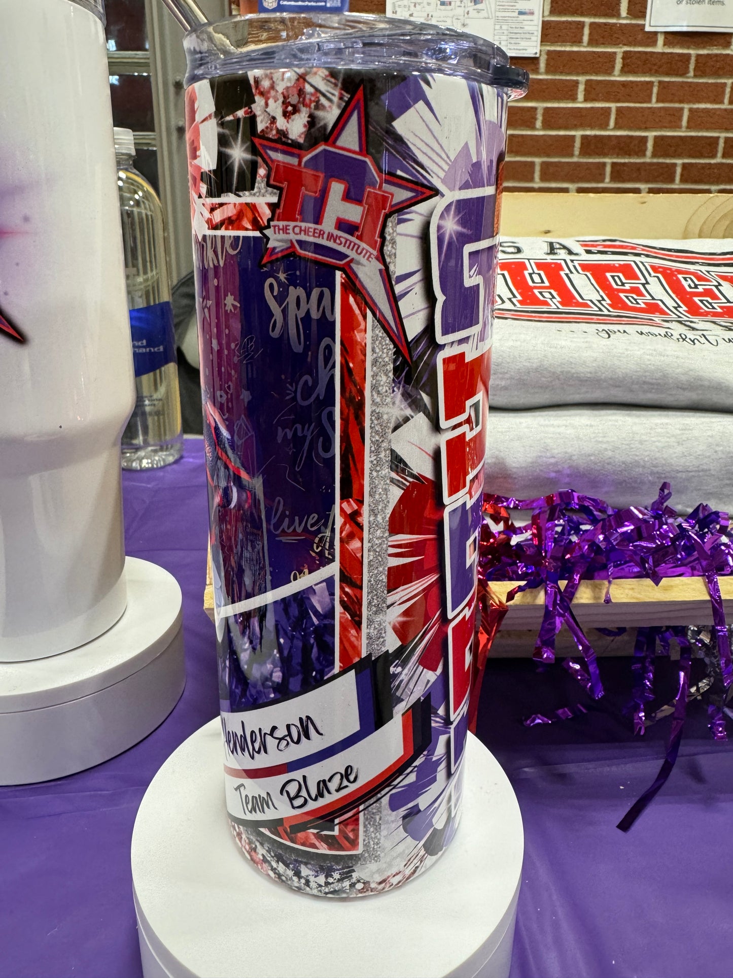 TCI Personalized Cheerleader Tumbler