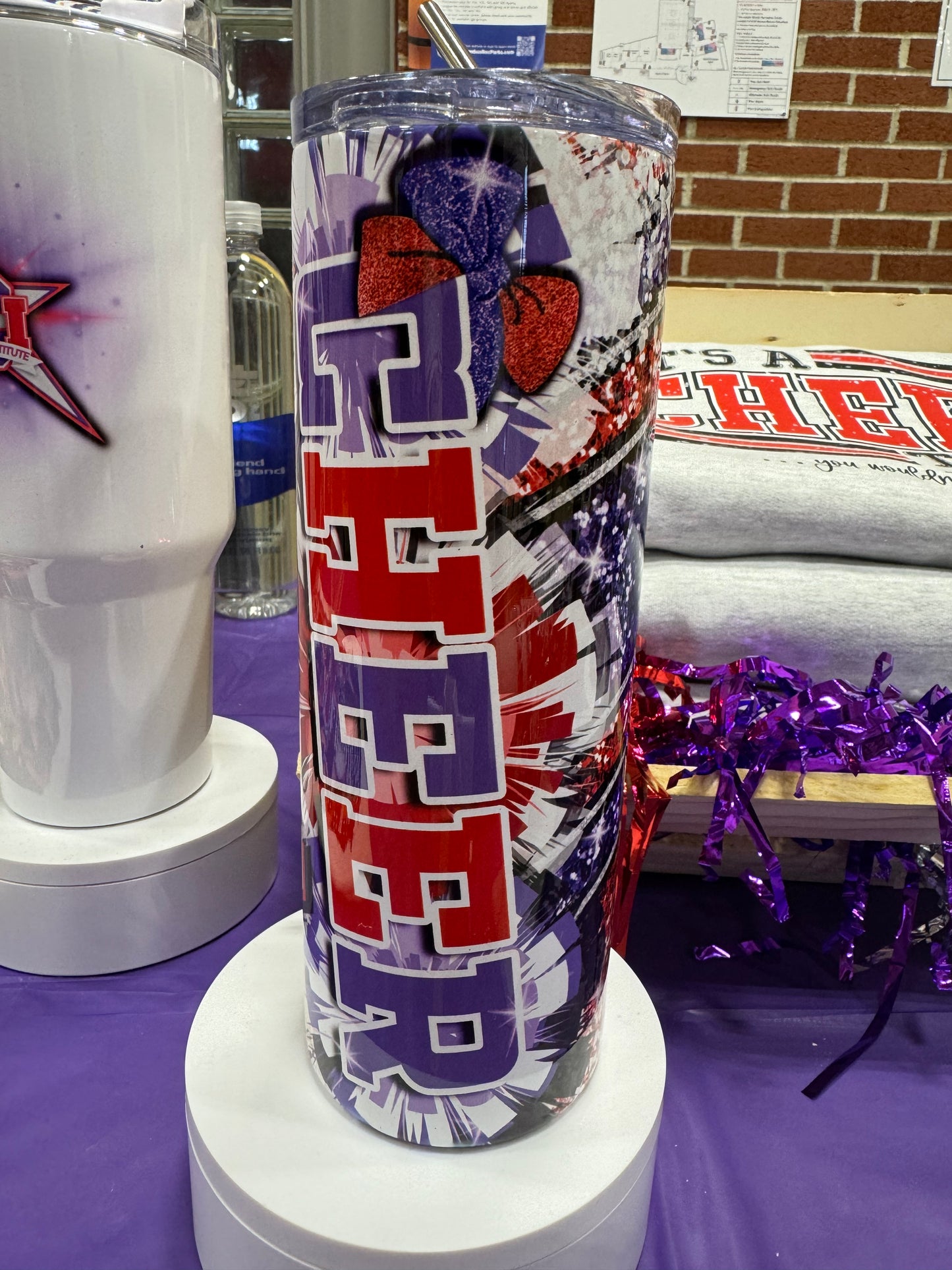 TCI Personalized Cheerleader Tumbler