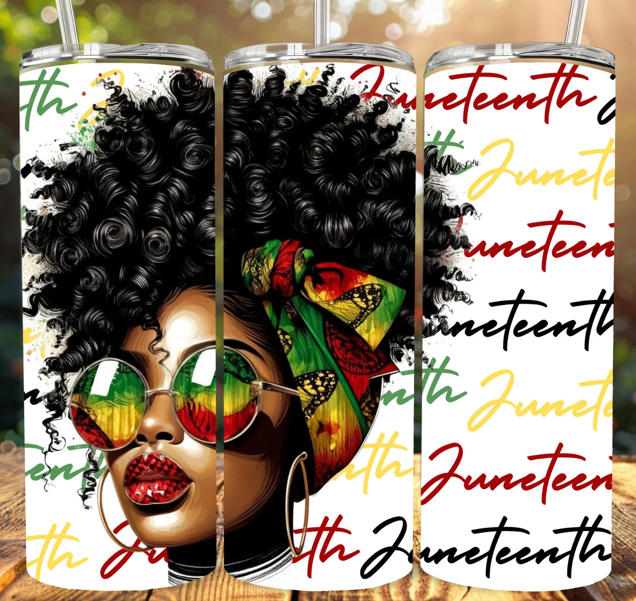 Juneteenth Woman Tumbler