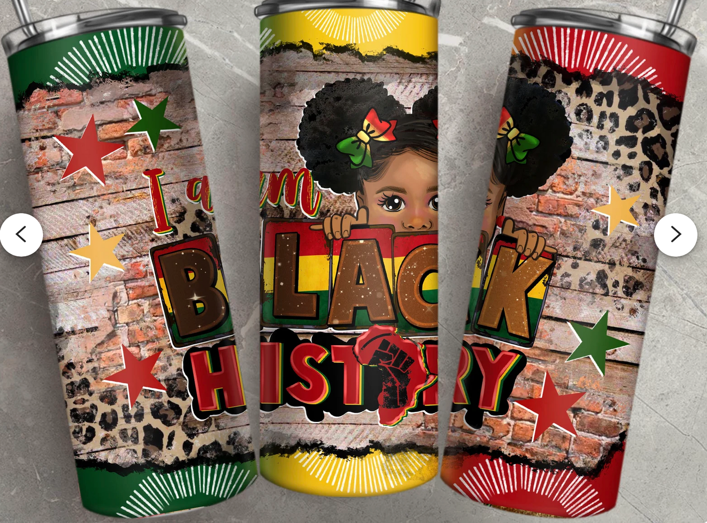I am Black History Tumbler