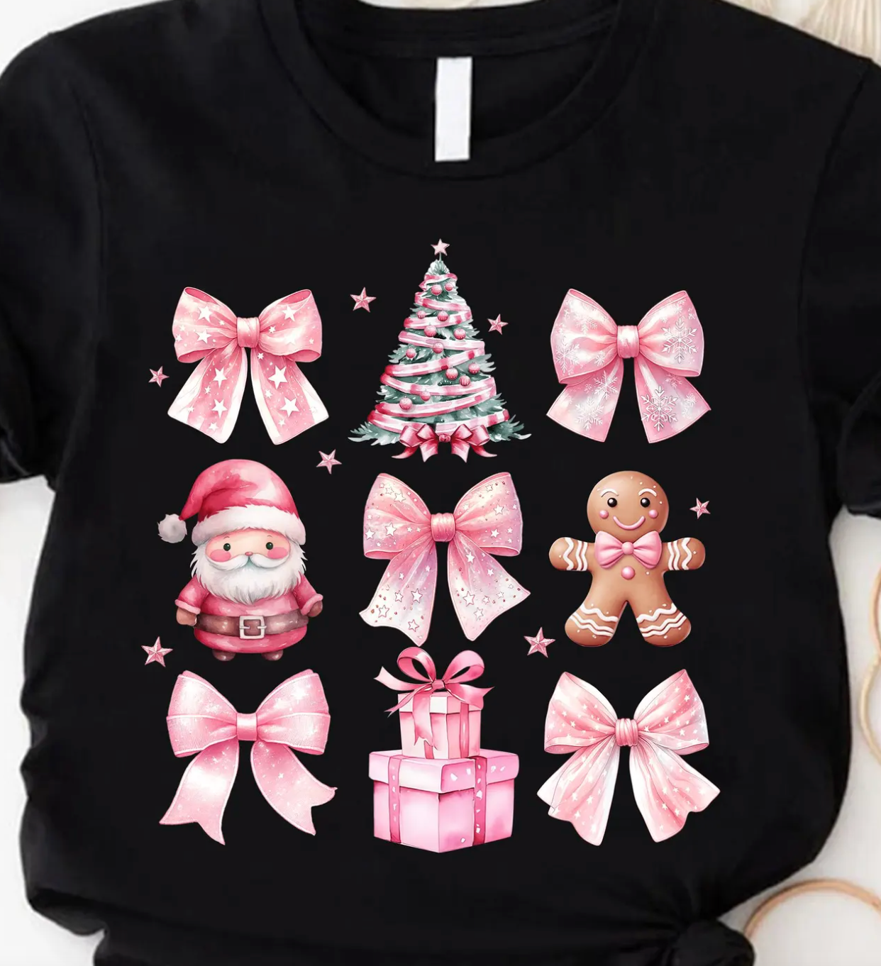 Pink Bows Christmas