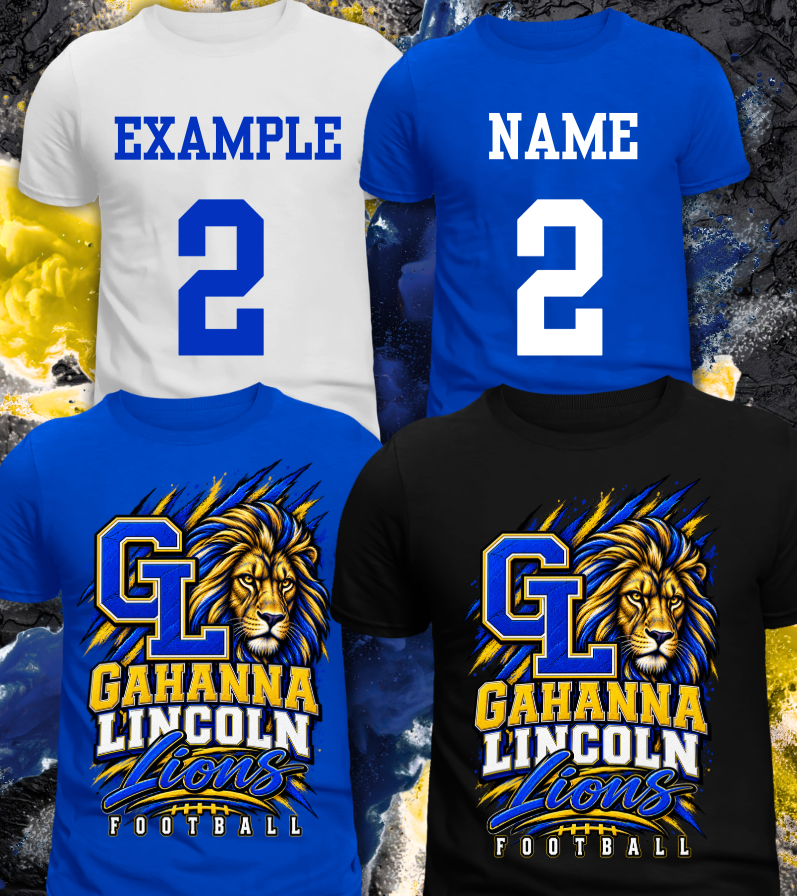 Gahanna Lincoln Lions Name & Number