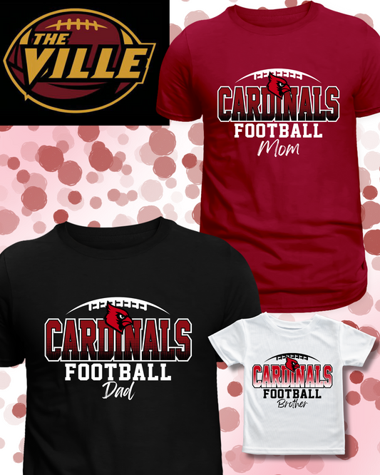 Cardinals Football Tee - ADULT