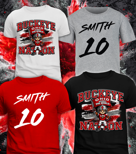 BUCKEYE NATION w Name & Number