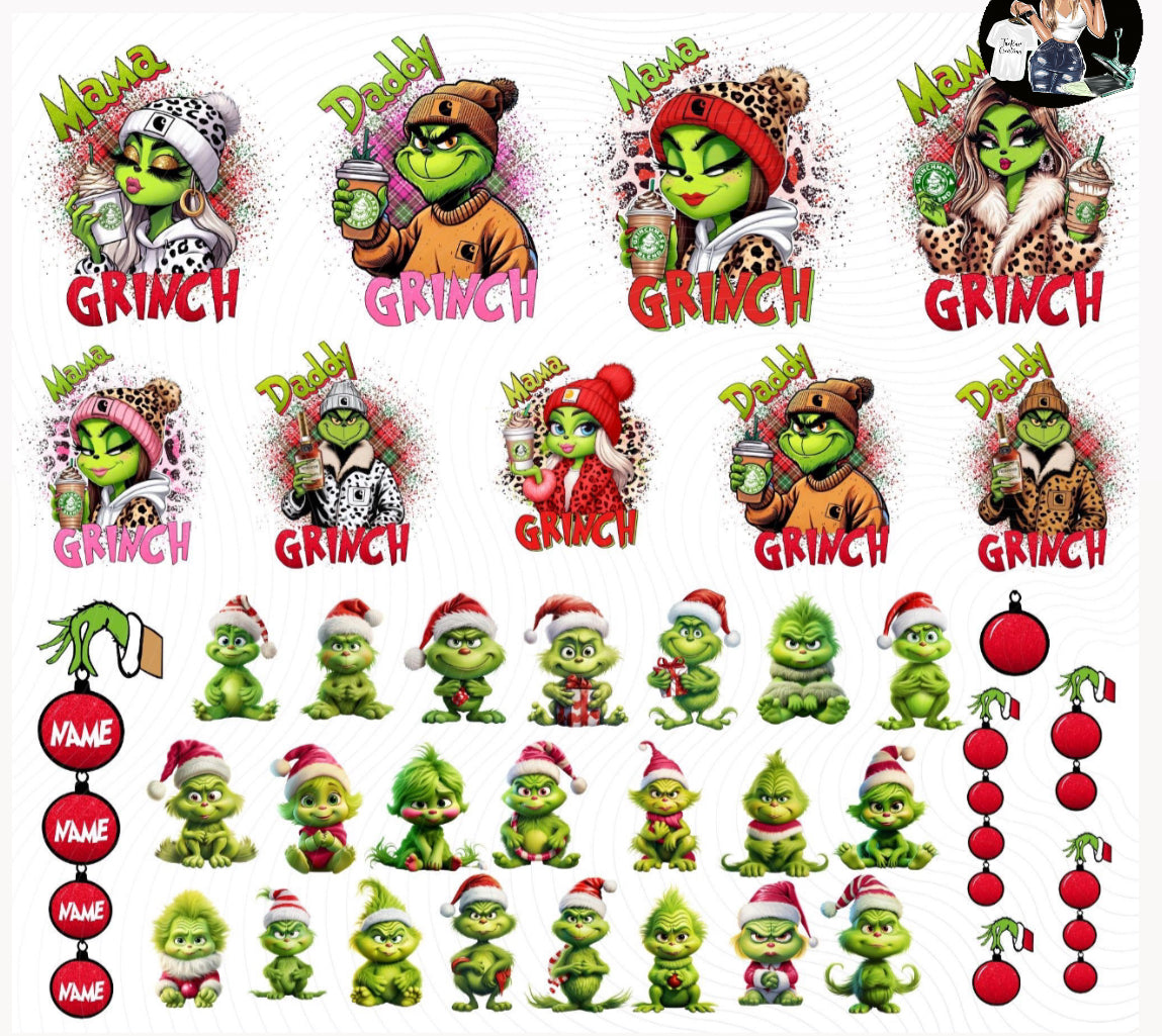 Personalized Grinch Crewneck