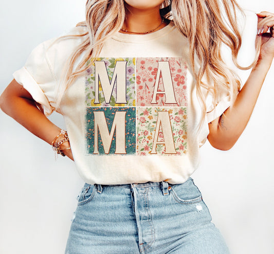 Floral MAMA T-Shirt