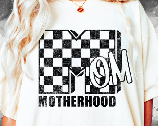 MOM Motherhood (black graphic)