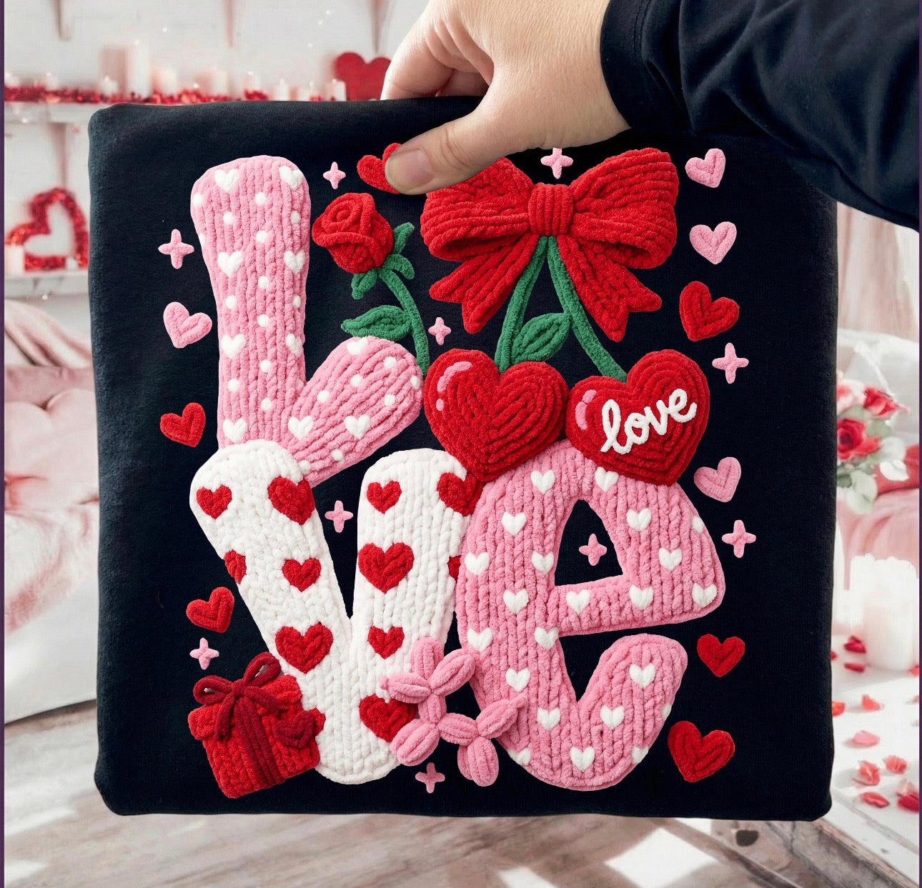 Love (faux embroidery)