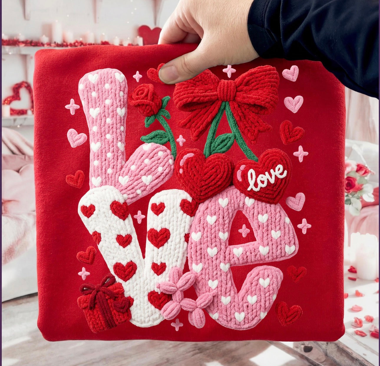 Love (faux embroidery)