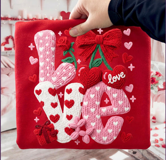 Love (faux embroidery)