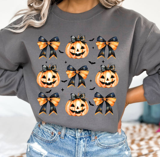 Jack-o-lantern with Bows