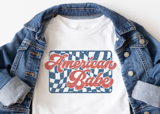 American Babe Cursive Tee