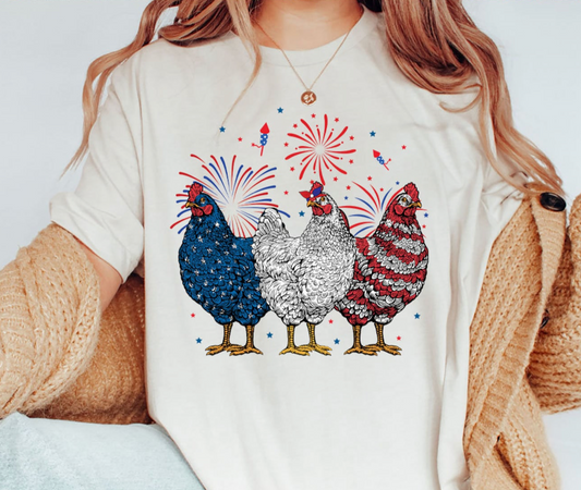 Patriot Chicken Tee