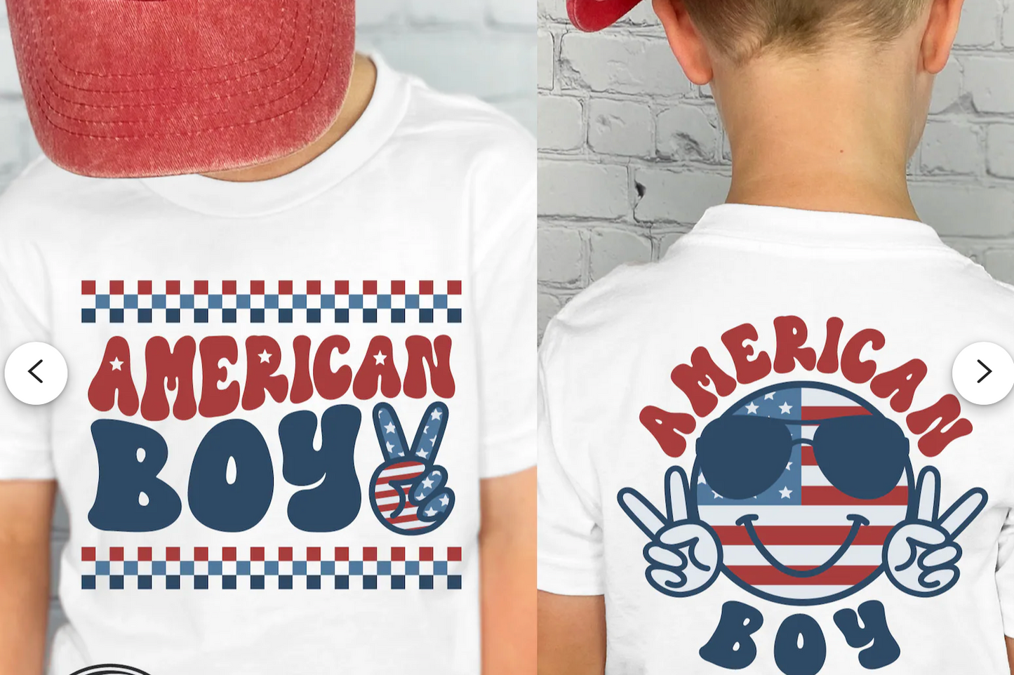 American Boy Smiley Tee