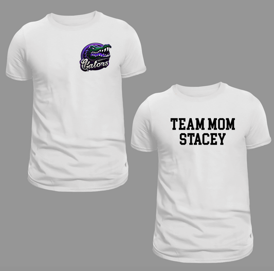 BRANDON C. Custom Adult Tee TEAM MOM