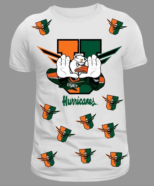 BRANDON C. Custom Adult Tee - HURRICANES QUINCY'S DAD 20 ON BACK