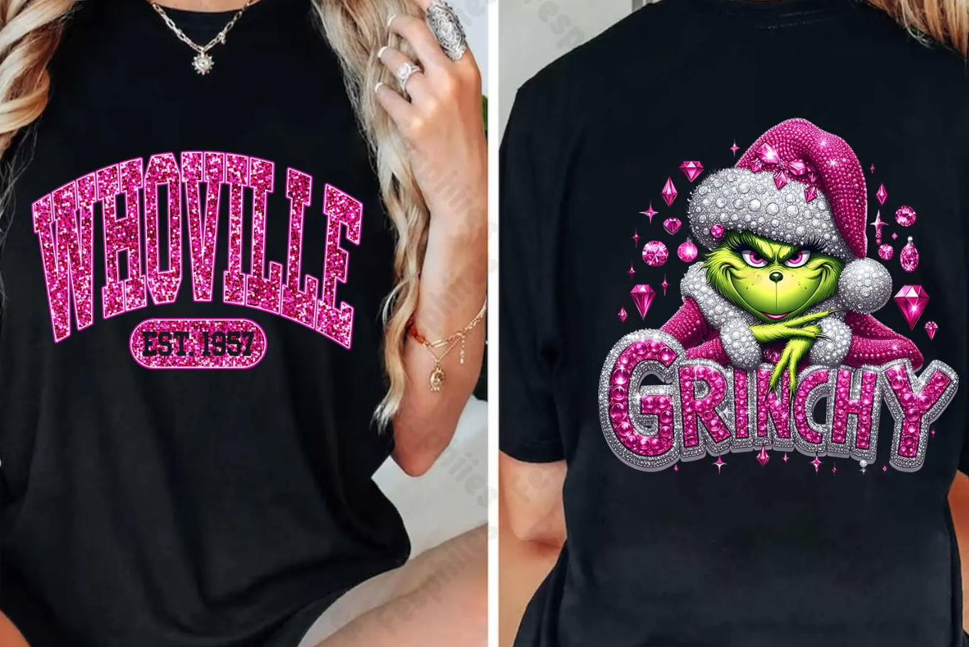 Sparkly Pink WHOVILLE / GRINCHY