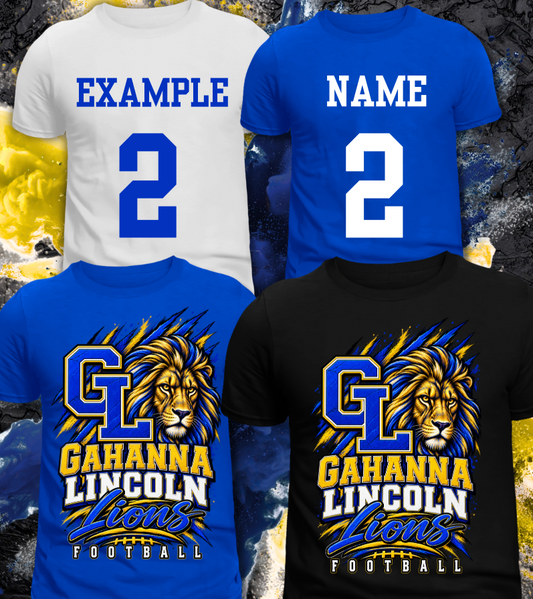 Gahanna Lincoln Lions Name & Number